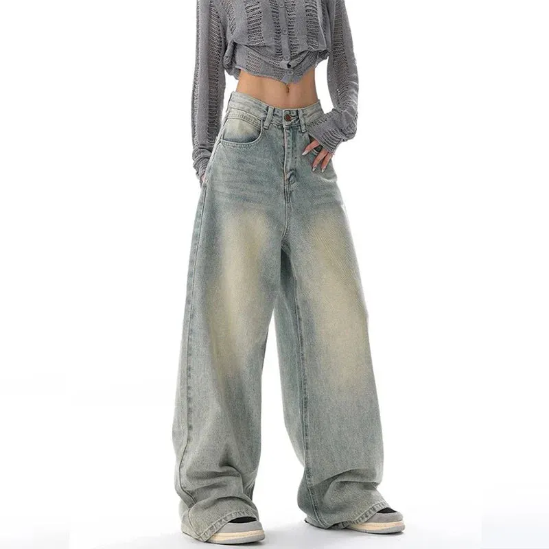 High Waisted Baggy Jeans Bliss for Women Maxct