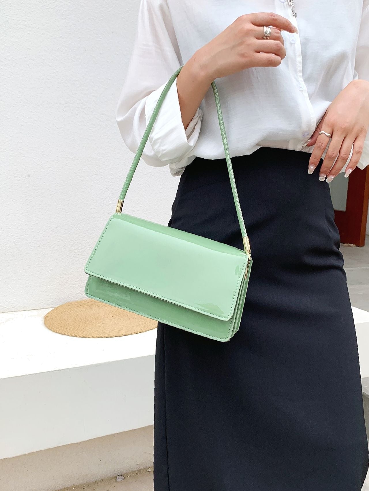 Bag For Love - Patent Maxct Bag  - Women Maxct Bags