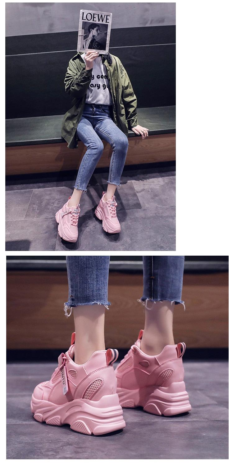 Wedge Platform Chunky Sneakers for Women Maxct