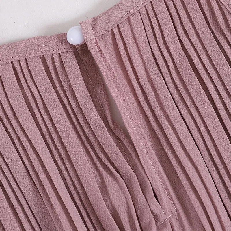 Maxct New Chiffon Tank Top Tees Women Loose Strapless Sexy Solid Elegant Tops