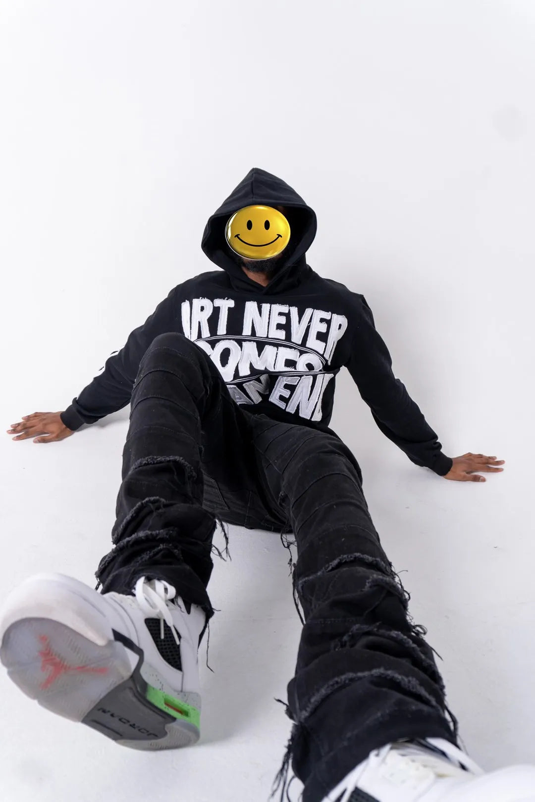 Maxct y2k clothing hoodies Printed Pattern Pullover Sweatshirt streetwear Oversized Hip Hop Punk Vintage long-sleeved top kpop dance