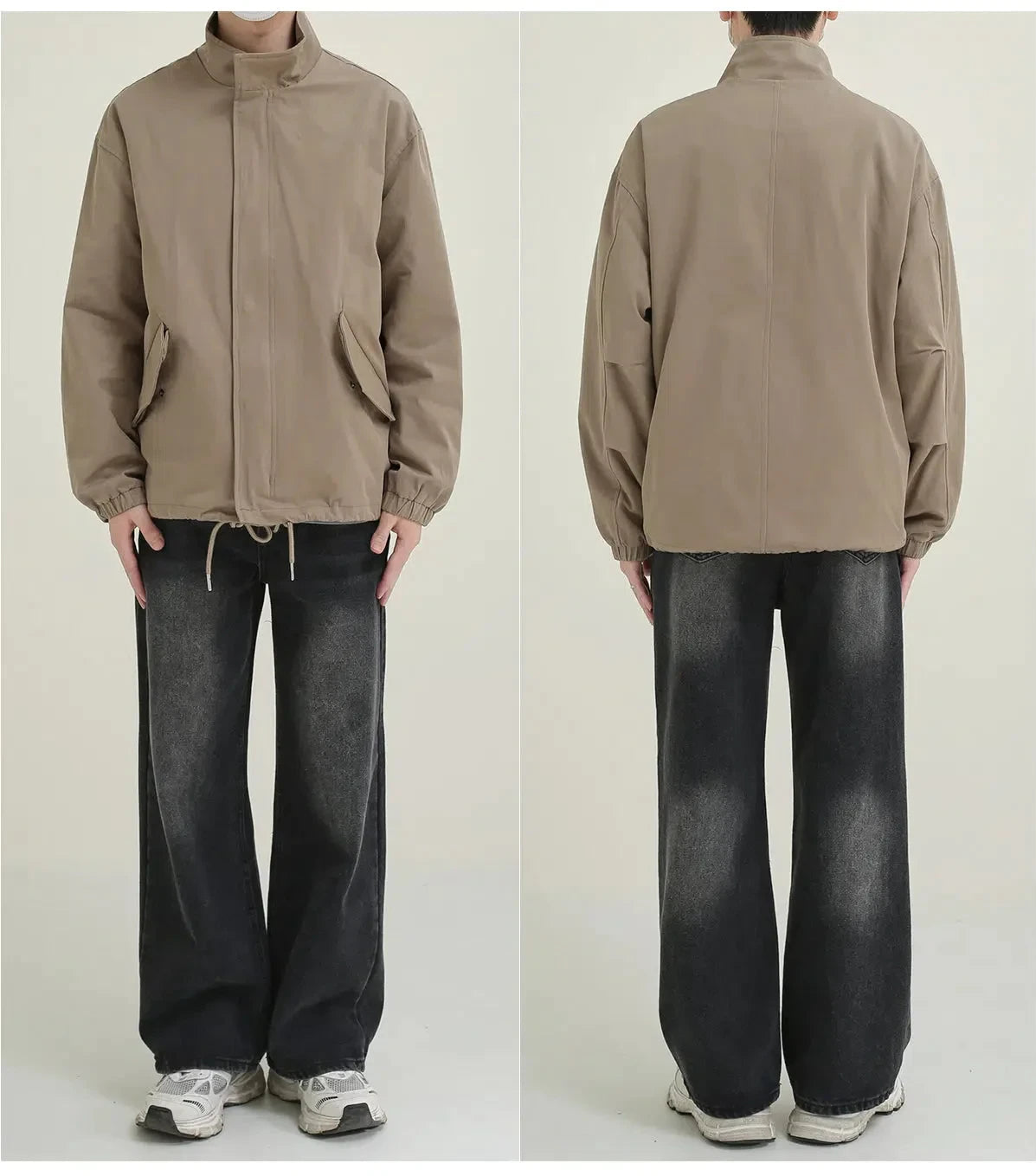 Maxct Stand Collar Bomber Jacket