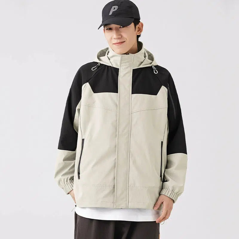 Maxct Two Piece Set Outdoor Fleece Hooded Jacket