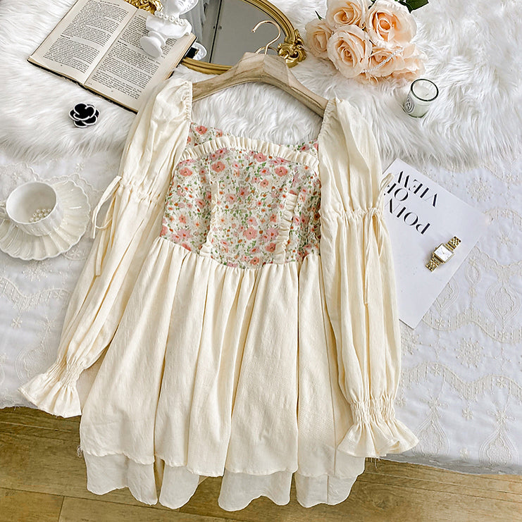Florals In Bloom Ruffle Dress Maxct