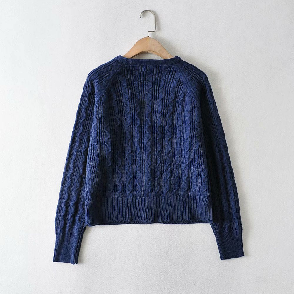 Maxct Retro Embroidery Flowers Cardigan