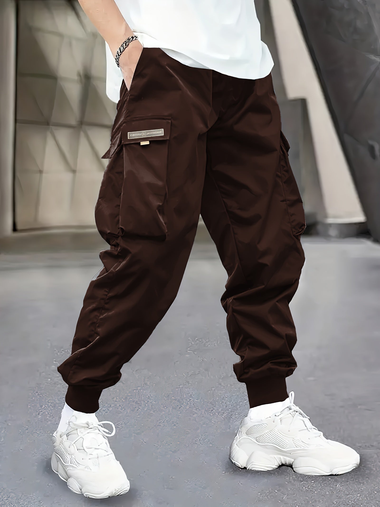 Maxct  Men's Active Cargo Pants - Multi Pockets, Breathable & Stretchy Sweatpants For Outdoor Adventures