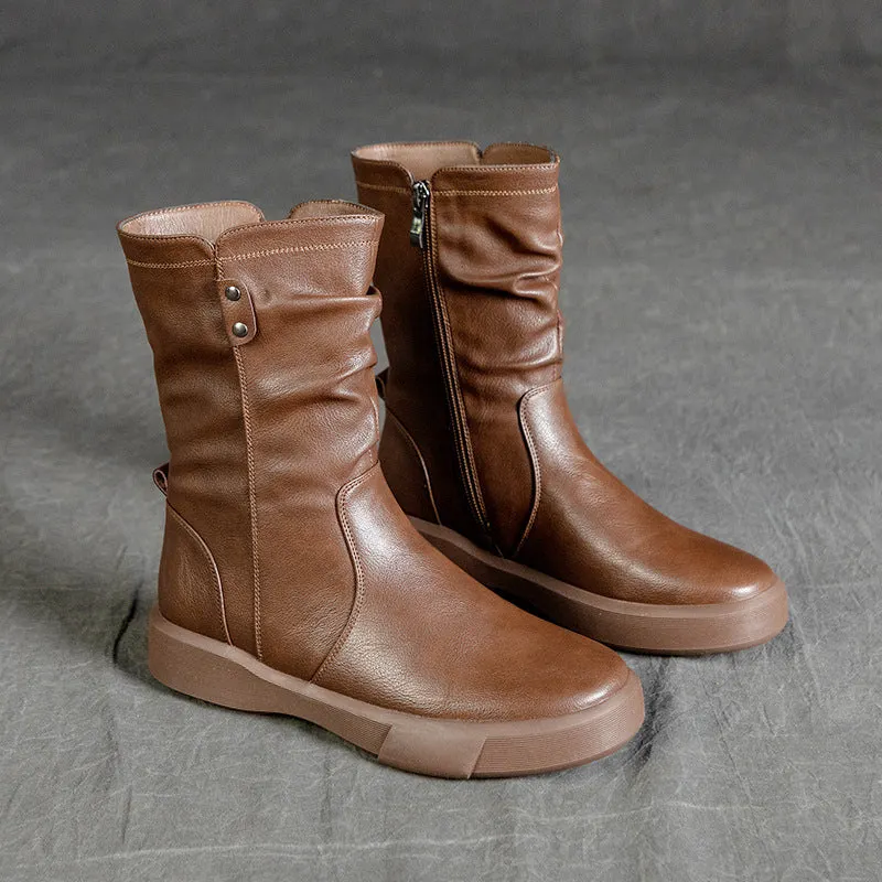 British Style Splicing Thick-Soled Martin Boots Maxct
