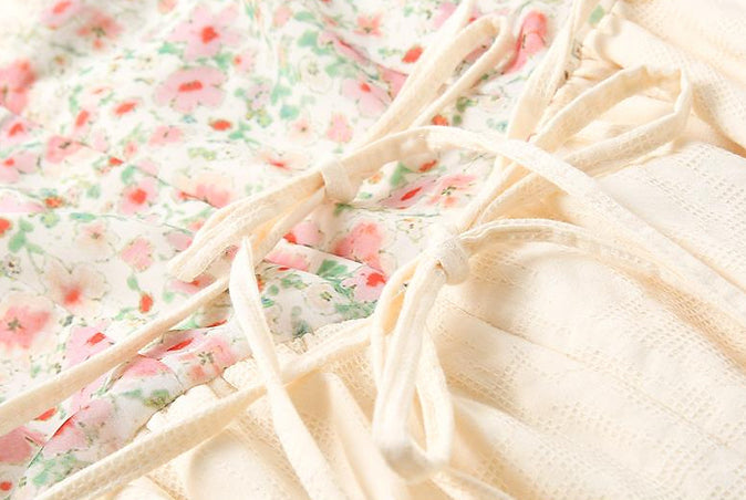 Florals In Bloom Ruffle Dress Maxct