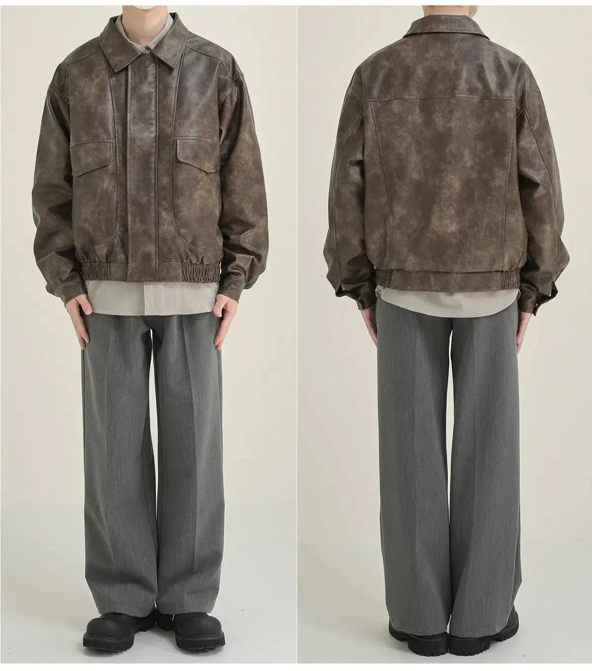 Maxct Motorcycle PU Leather Jacket