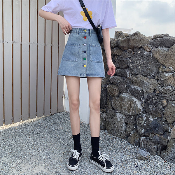 2.0 Artsy Denim Skirt Maxct