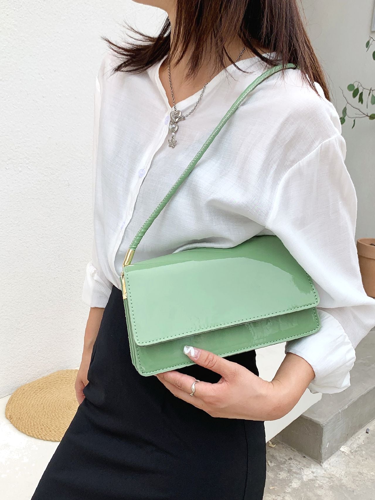 Bag For Love - Patent Maxct Bag  - Women Maxct Bags