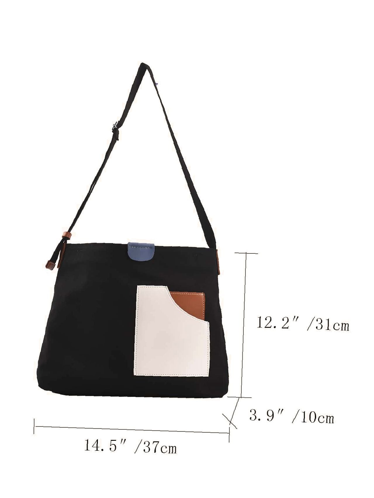 Maxct - Colorblock Top Handle Bag - Women Tote Bags