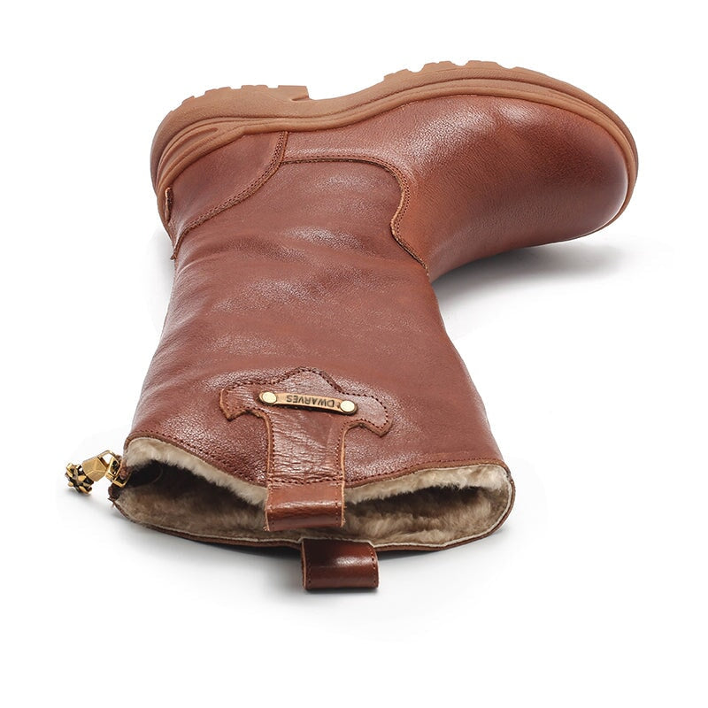 Womens Mid Calf Boots Snow Boots Have Fleece Lined for Cold Winter Maxct