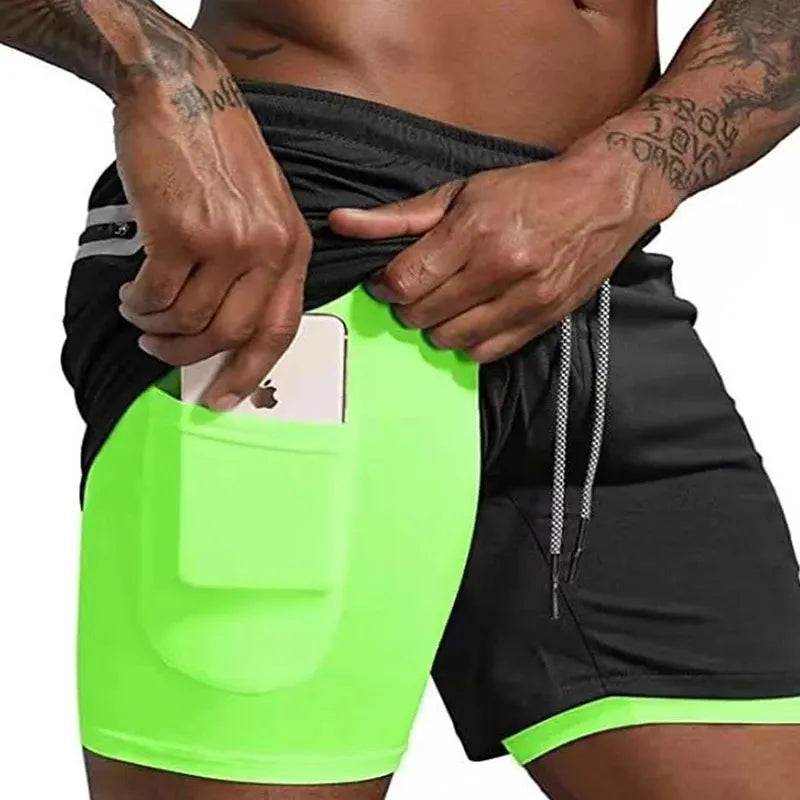 Men's 2-in-1 Double-Deck Sport Shorts Maxct - Image 2