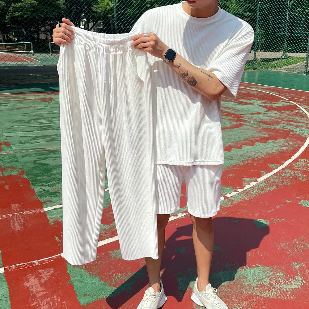 Maxct 9102 Pleated Shirt, Shorts, Pants