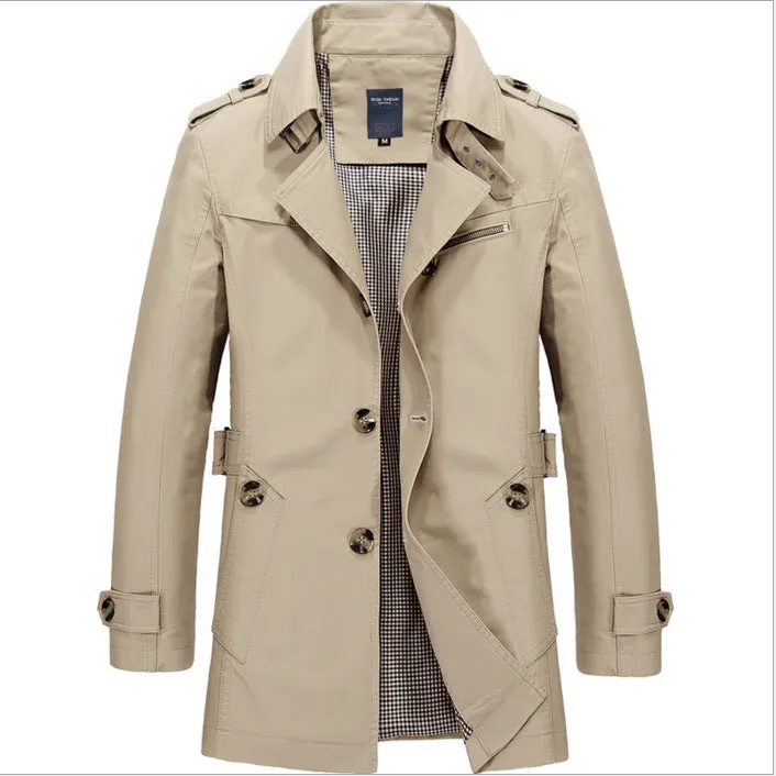 Maxct &Men's Mid-Length Light Coat