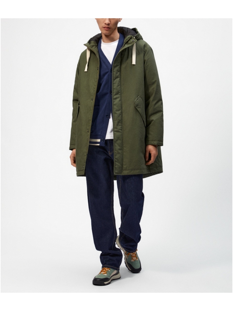 &Men's Mid-Length Fishtail Parka Jacket