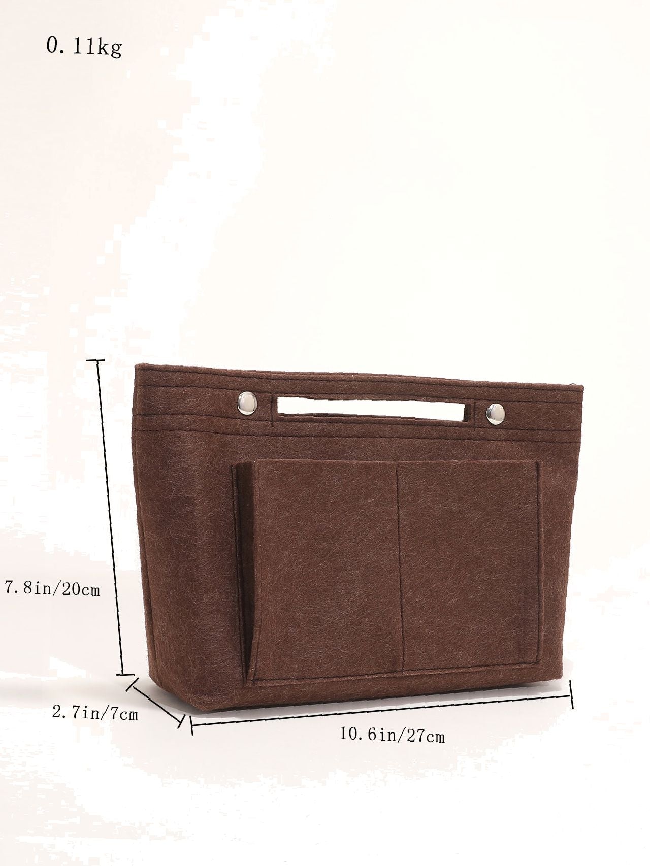 Maxct - Snap Button Bag Insert  - Women Tote Bags