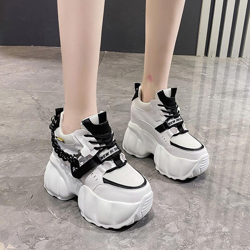 Chain Chunky Sneakers for Women Maxct