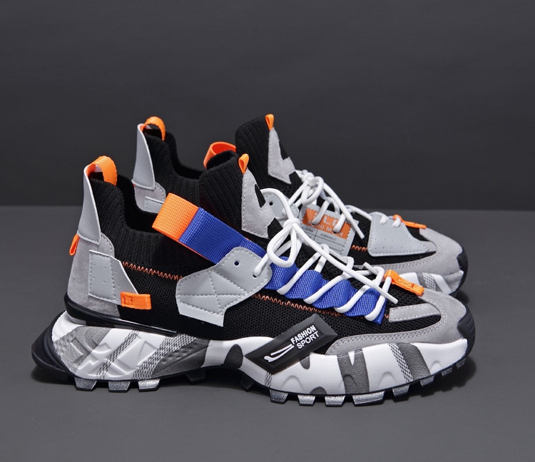 Breathable Lace-up Sneakers - true-deals-club