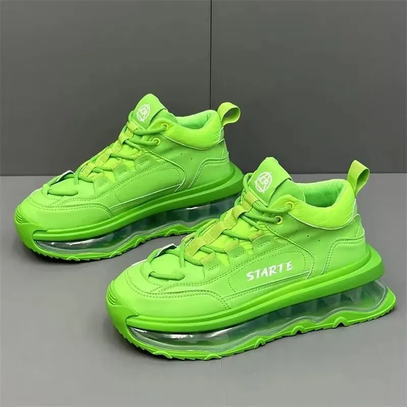 Height Increased Air Cushion Platform Sneakers for Men Maxct