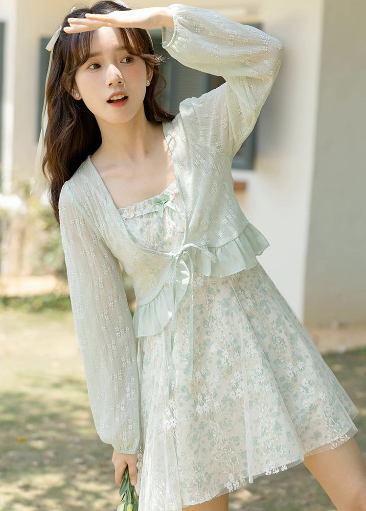 Twirly Floral Mini Cami Dress Maxct