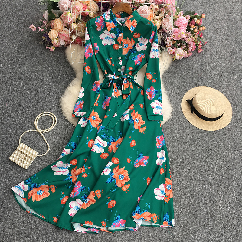 Maxct Maxct Long-Sleeved Dress With Large Flowers