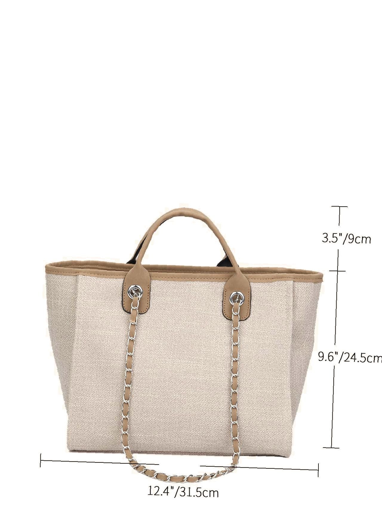 Maxct - Minimalist Chain Top Handle Bag  - Women Tote Bags