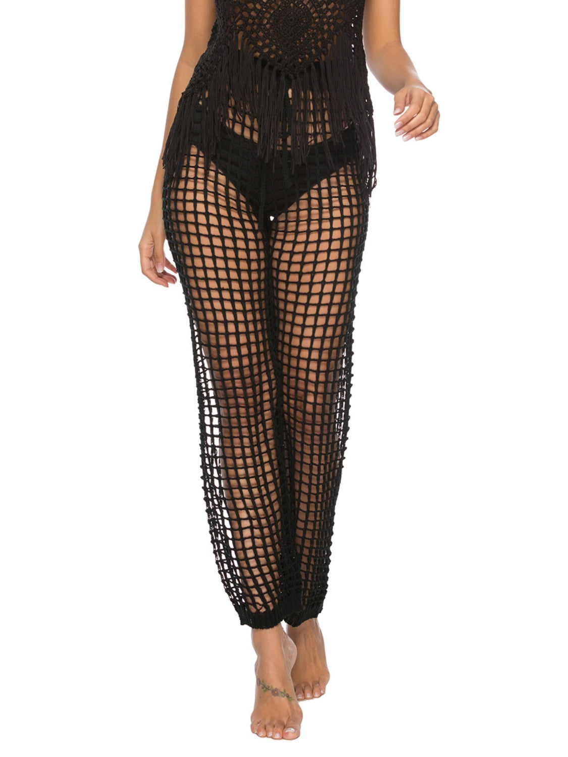 Maxct &Cutout High Waist Swim Pants