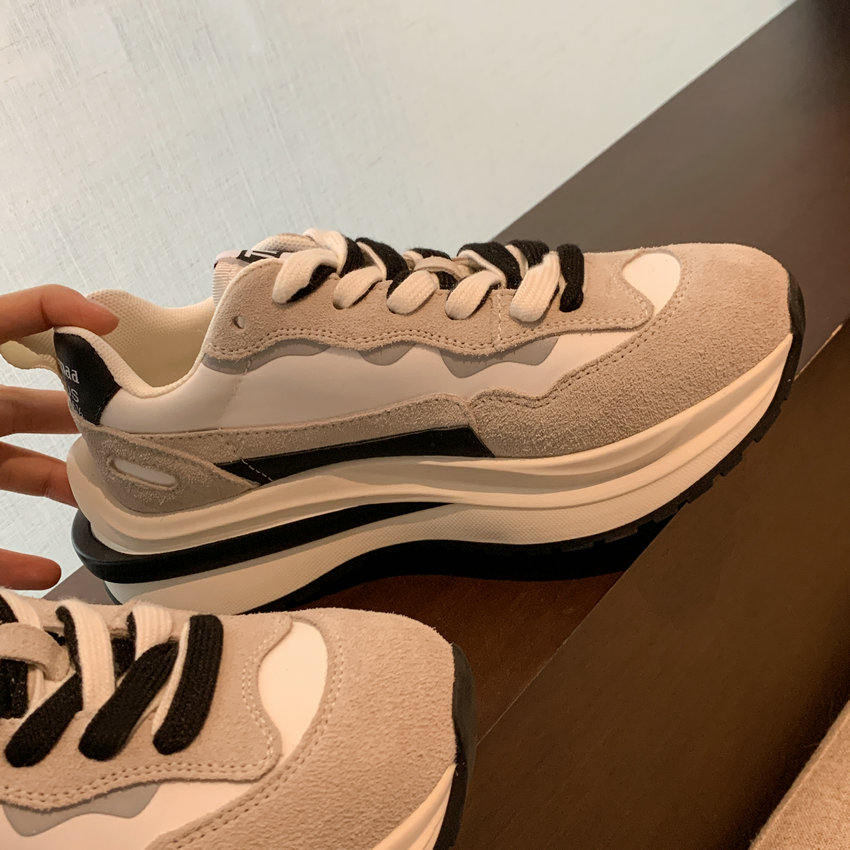 Platform Cow Leather Casual Women Sneakers - true-deals-club