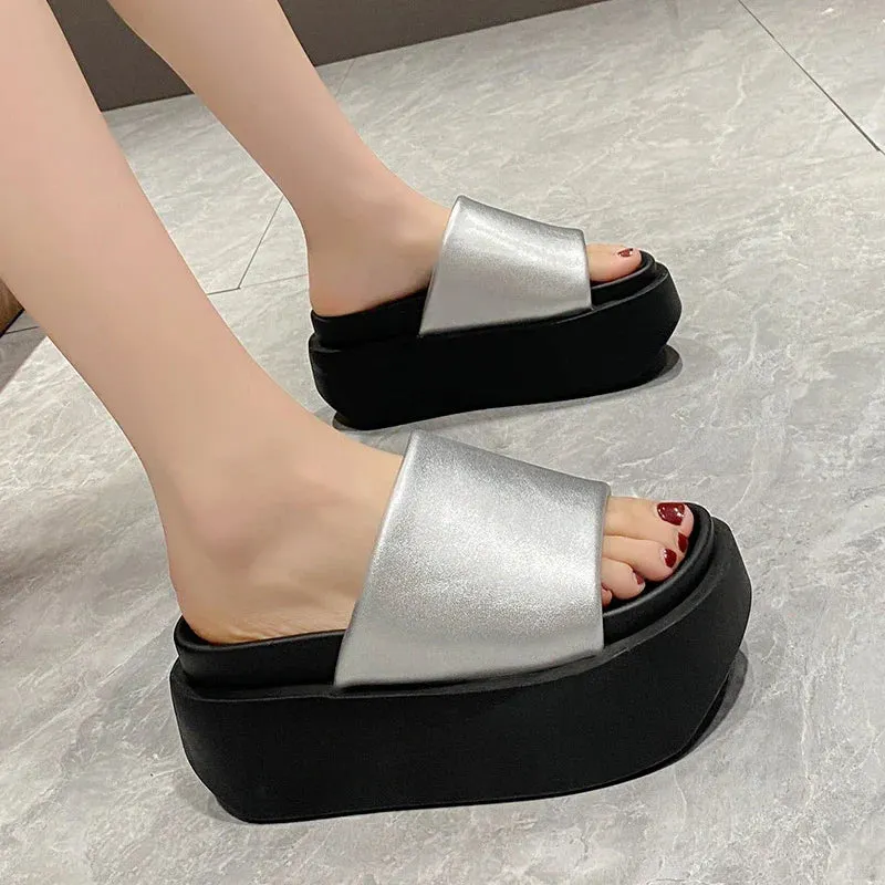 Luxury Platform Wedge Sandals for Women Maxct