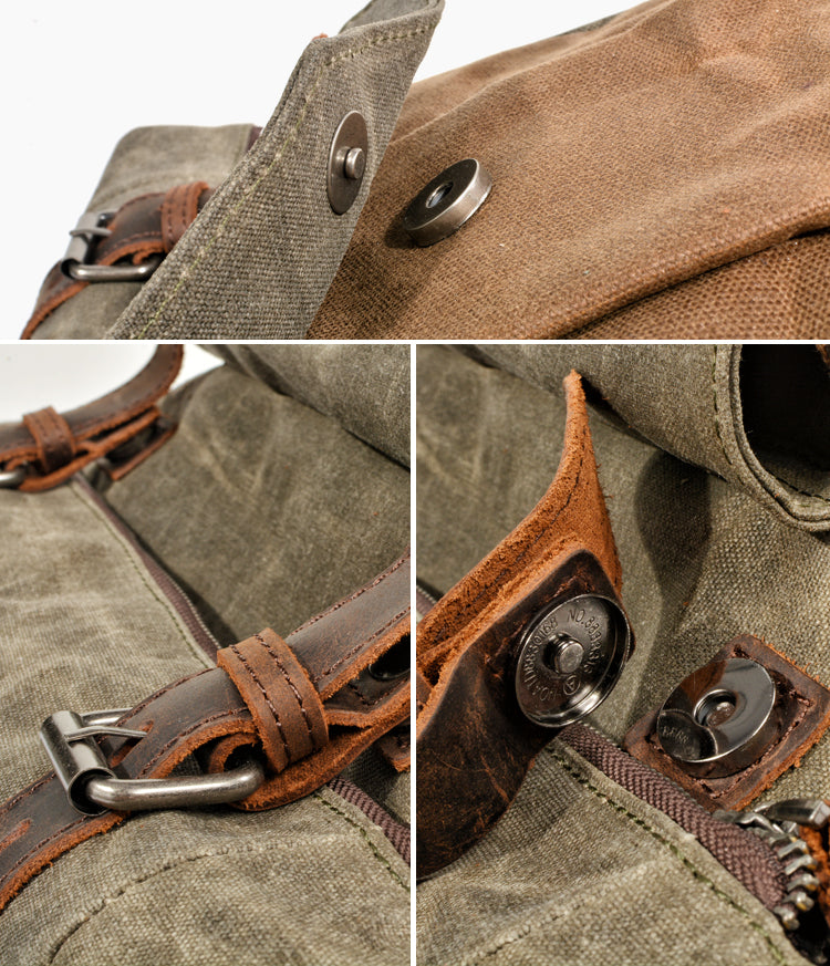 Maxct &Retro Vintage Canvas Backpack Antiqua