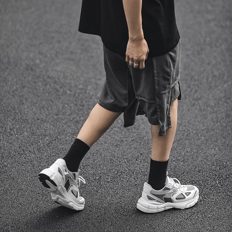 Luxury Mesh Men's Chunky Sneakers - true deals club