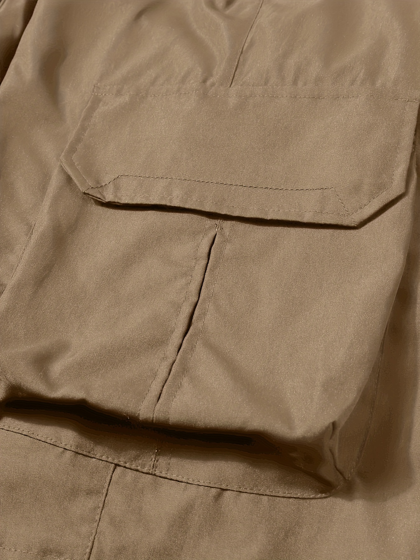 Casual Loose Fit Multi-pocket Drawstring Cargo Pants, Men's Joggers For Spring And Fall Outdoor