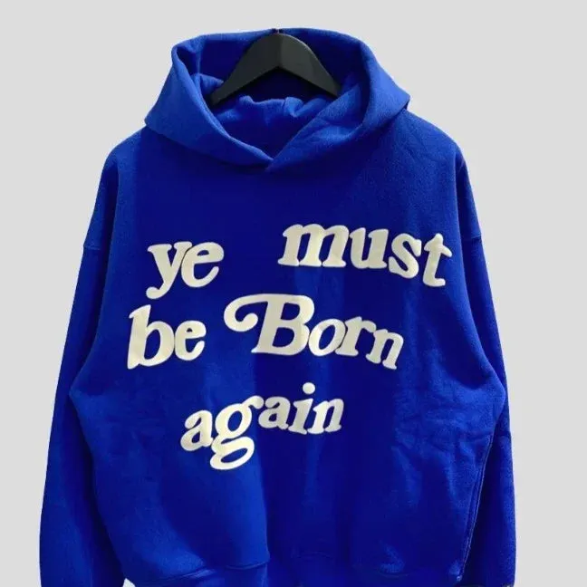 Kanye Hoodie - Ye Must Be Born Again Unisex Oversized Maxct