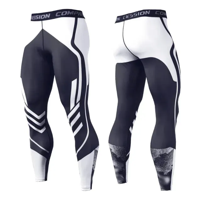 Men's Quick Dry Running Leggings Gym Fitness & Workout Maxct