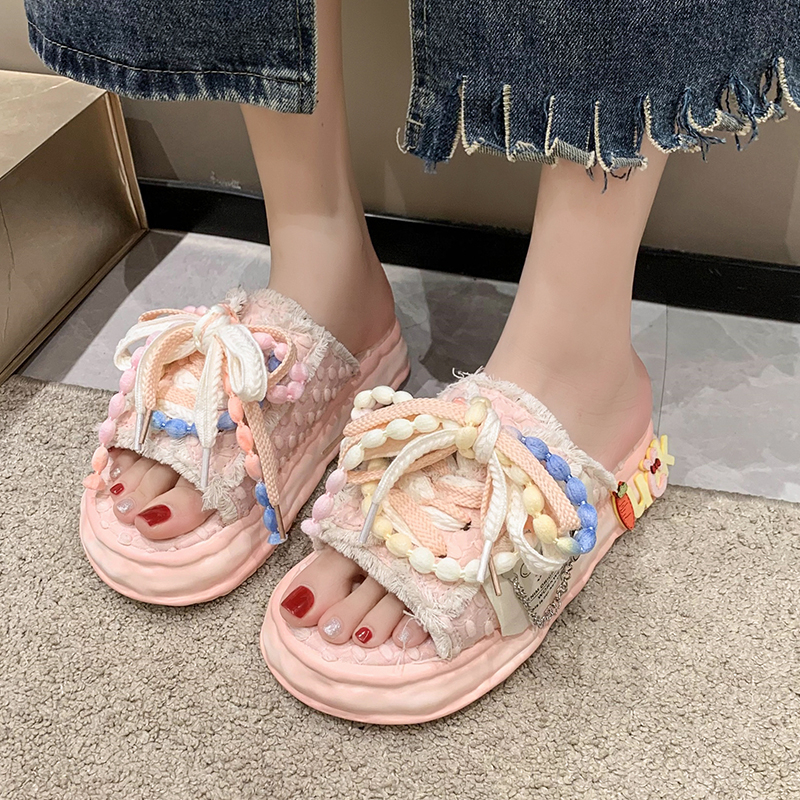 Women's Pastel Street-Style Sandals - true deals club