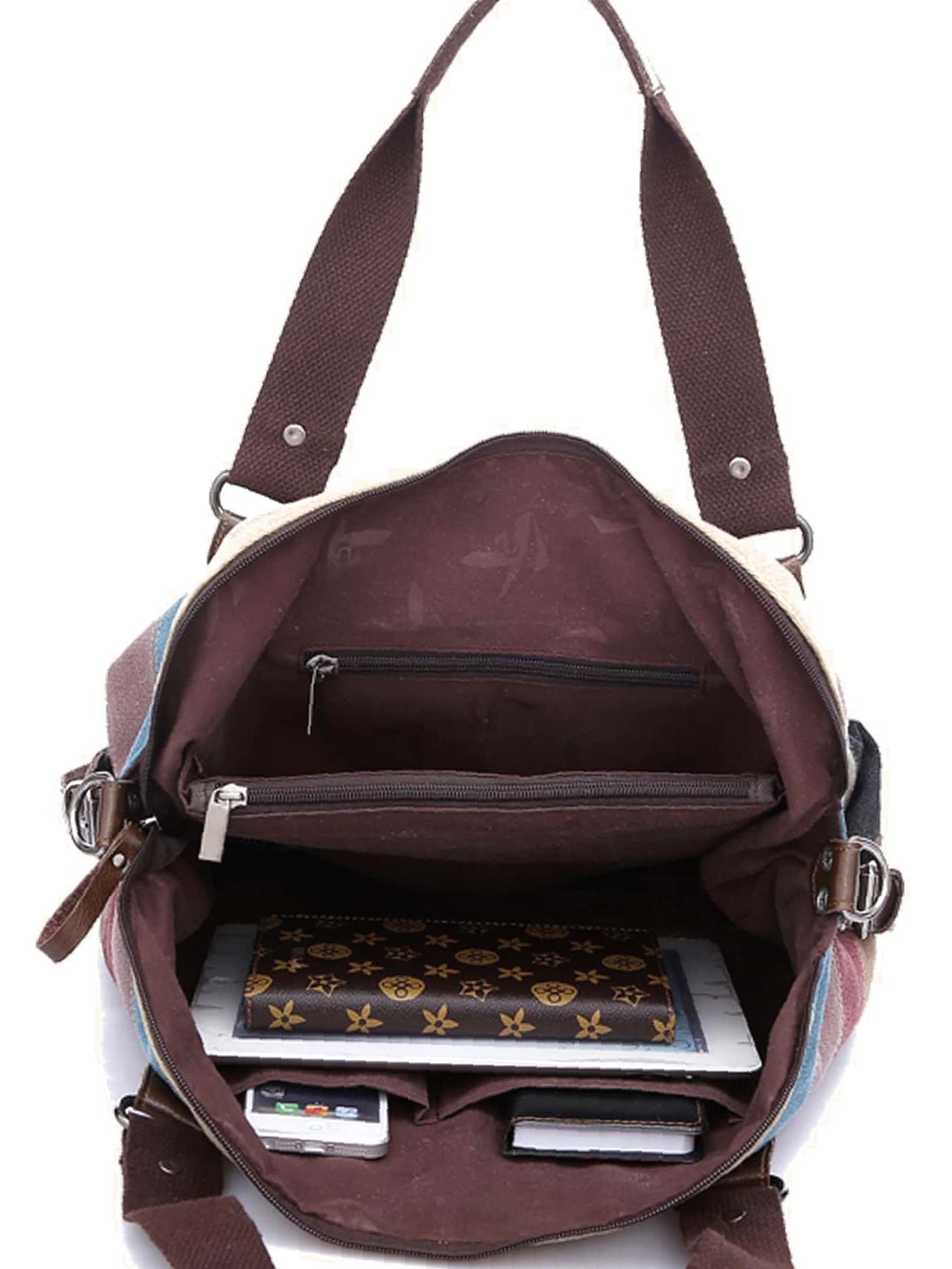Maxct - Color Block Tote Bag  - Women Tote Bags
