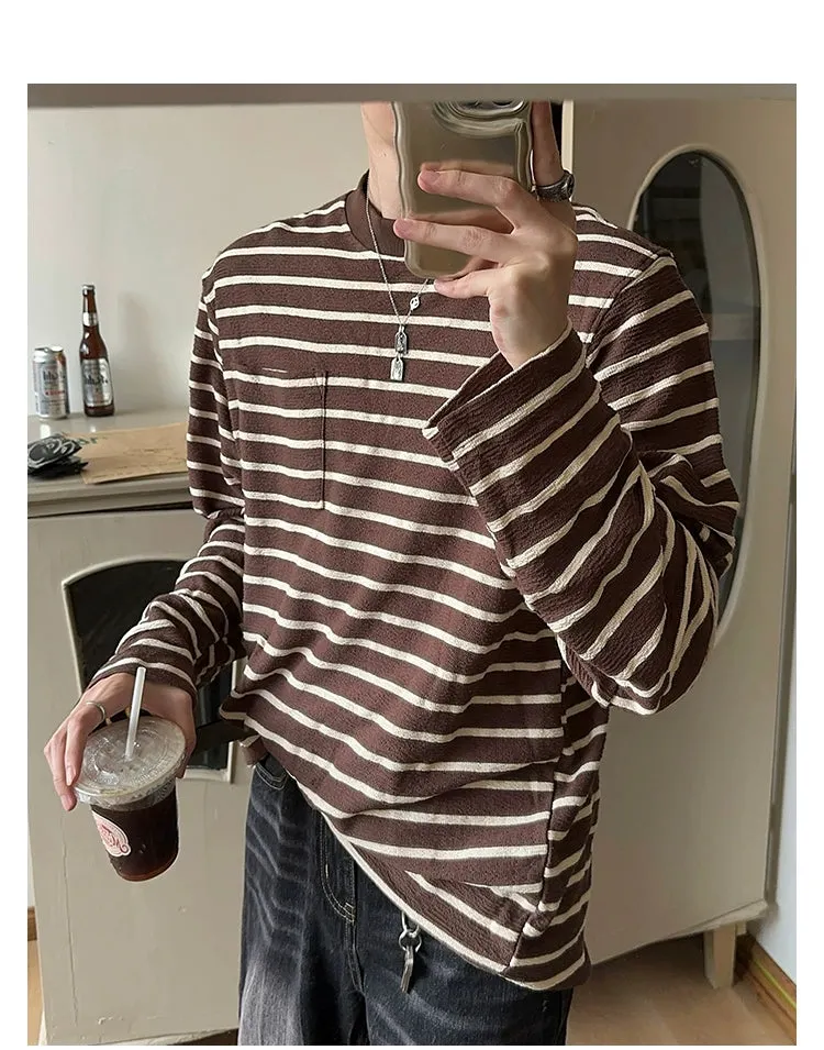 JM Long Sleeve Striped Shirt Maxct