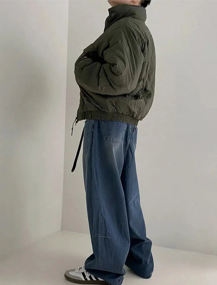 Maxct Stand Collar Padded Cotton Jacket