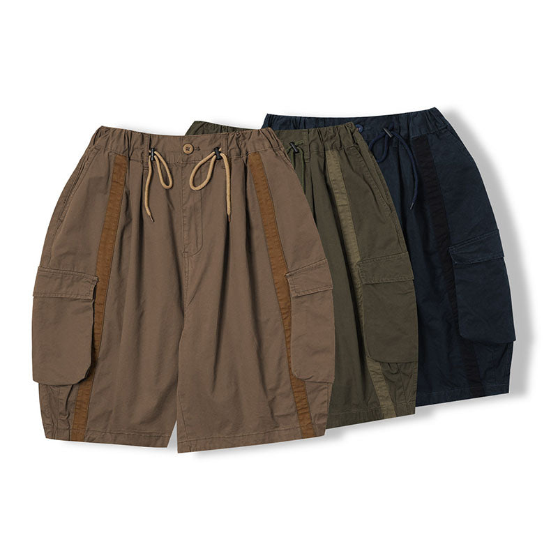 Maxct Retro Drawstring Loose Bloom Shorts
