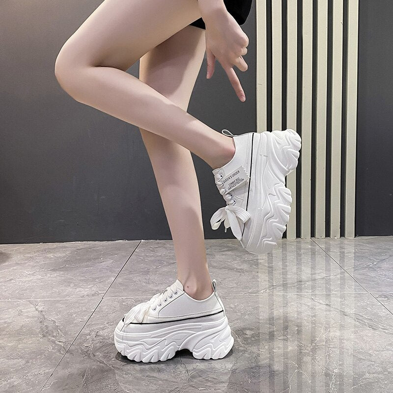 High Heel Chunky Platform Sneakers for Women Maxct