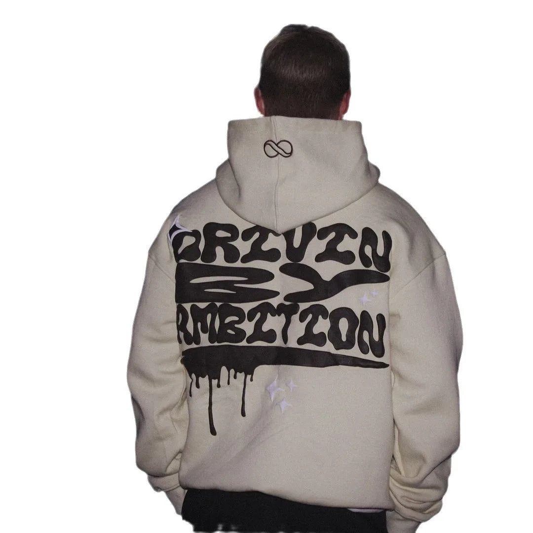 Maxct Y2k Winter Long Sleeved Hoodie Sweatshirt Oversized Winter Clothes Streetwear Y2k Vintage Punk Graffiti Print Top School Ootd