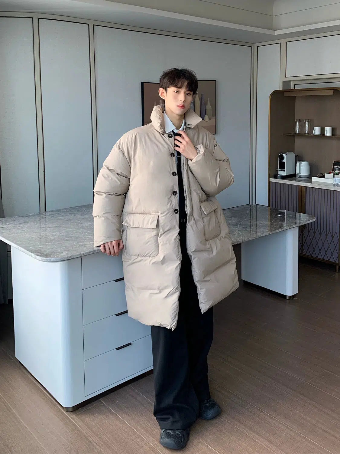 Maxct Thickened Mid-length Puffer Coat