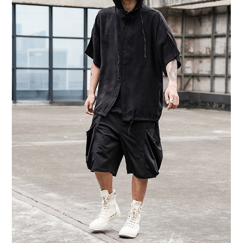 Maxct Large Pocket Loose Casual Shorts