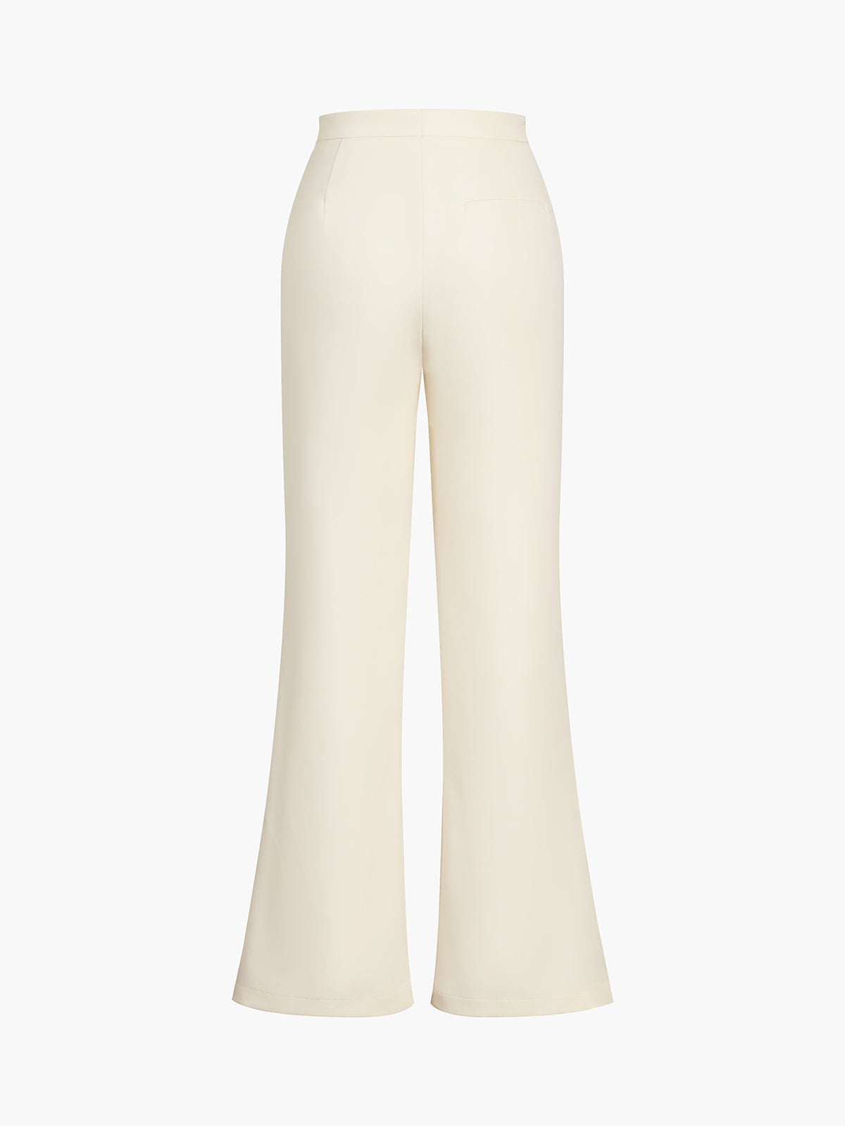 Maxct Solid Tube Top With Wide Leg Pants Set