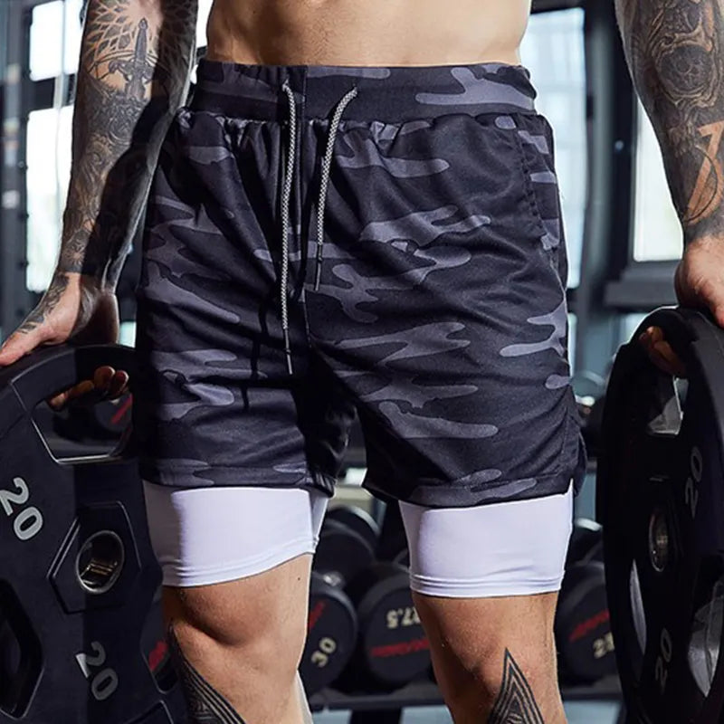 Men's 2-in-1 Double-Deck Sport Shorts Maxct - Image 4