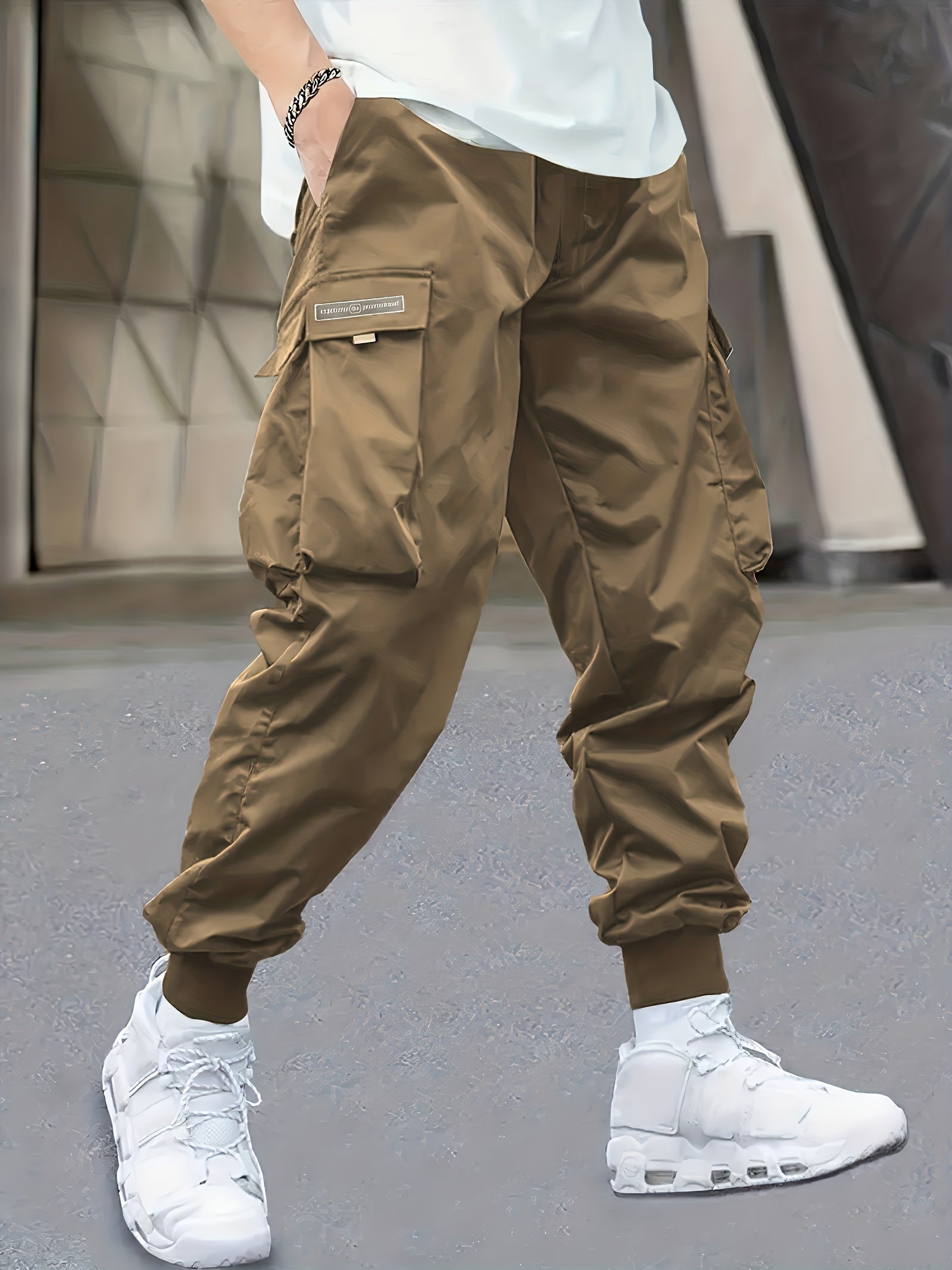 Maxct  Men's Active Cargo Pants - Multi Pockets, Breathable & Stretchy Sweatpants For Outdoor Adventures