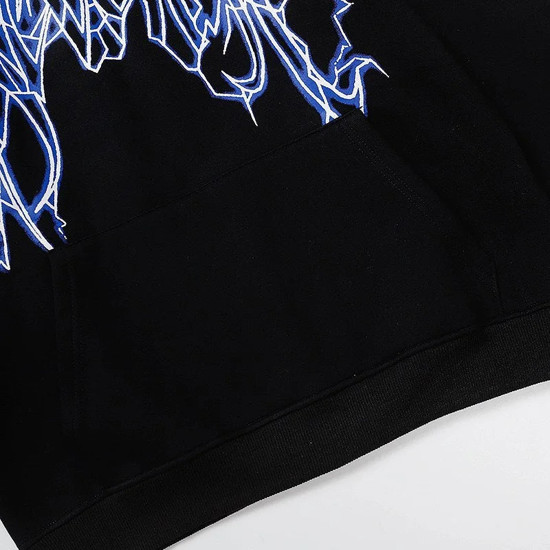 Maxct Y2K Women's Men's Hoodies Clothing Long Sleeve Pullover Sweatshirt Streewear Oversize hi-pop vintage hoodies kpop kpop dance