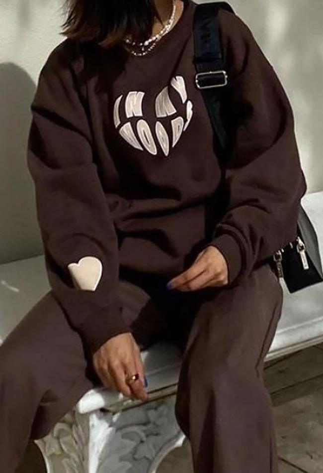 Maxct Love Letter Crew Sweatshirt